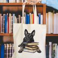 Dutch Shepherd Books Reading Dog Breed Graphic Canvas Tote Bag Dutch Shepherd Books Reading Dog Breed Graphic Canvas Tote Bag