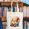 Easily Distracted By Books And Gnomes Book Reading Gnome Canvas Tote Bag