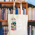 Easily Distracted By Books And Gnomes Canvas Tote Bag Easily Distracted By Books And Gnomes Canvas Tote Bag