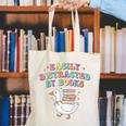 Easily Distracted By Books Silly-Goose Bookish Library Read Canvas Tote Bag