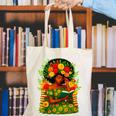 Educated Women Girls Reading Book Black History Month Canvas Tote Bag