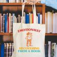 Emotionally Recovering From A Book Frog Canvas Tote Bag Emotionally Recovering From A Book Frog Canvas Tote Bag
