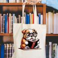 English Bulldog Reading a Book Dog For Men Women Girls Kids Canvas Tote Bag English Bulldog Reading a Book Dog For Men Women Girls Kids Canvas Tote Bag