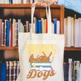 Everything I Need Is Books & Dogs Reader Book Read Reading Canvas Tote Bag