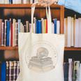 Existential Crisis Club Lifetime Member Skull And Books Canvas Tote Bag Existential Crisis Club Lifetime Member Skull And Books Canvas Tote Bag