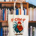 F-Caw-F Rooster F Awk F Chicken Coffee Romance Books Lover Canvas Tote Bag
