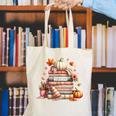 Fall Colors s I Love Fall s Books & Pumpkins Canvas Tote Bag