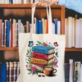Fantasy Drama Tragedy Books Subtle Reader Librarian Flower Canvas Tote Bag