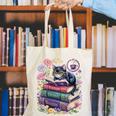 Fantasy Drama Tragedy Cute Cat Book Lover Readers Librarians Canvas Tote Bag