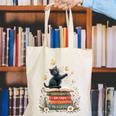 Fantasy Drama Tragedy Reading Lover Book Cat Humor Canvas Tote Bag