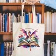 In My Fantasy Era Magic Dragon Book Canvas Tote Bag In My Fantasy Era Magic Dragon Book Canvas Tote Bag
