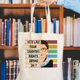 Feminist Ruth Bader Ginsburg RBG Quote Girl With Book Women Canvas Tote Bag Feminist Ruth Bader Ginsburg RBG Quote Girl With Book Women Canvas Tote Bag