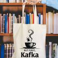 But First Kafka Coffee For Literature & Book Lovers Canvas Tote Bag