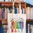 Floral Foxglove Daisy Tulip 8647 Books Lover Blooming Flower Canvas Tote Bag