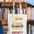 I Was Forced To Put My Book Down And Rejoin Society Book Canvas Tote Bag