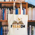 Freadom Anti Banned Books Lovers Reading Librarian Bookworm Canvas Tote Bag