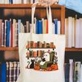 Ghost Library Reading Books Halloween Men Women Kids Canvas Tote Bag Ghost Library Reading Books Halloween Men Women Kids Canvas Tote Bag