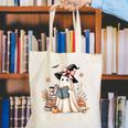 Ghost Reading Book Coquette Bow Halloween Girl Kid Teacher Canvas Tote Bag Ghost Reading Book Coquette Bow Halloween Girl Kid Teacher Canvas Tote Bag