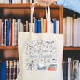 Girl Coquette Bow Just One More Chapter Book Bookish Reading Canvas Tote Bag Girl Coquette Bow Just One More Chapter Book Bookish Reading Canvas Tote Bag