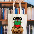 Girl Kid Reading Book Black History Month Bookworm Canvas Tote Bag