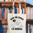 GIVE ME Space I'm Reading Kids Astronaut Book Reader Meme Premium Tri-Blend Canvas Tote Bag GIVE ME Space I'm Reading Kids Astronaut Book Reader Meme Premium Tri-Blend Canvas Tote Bag