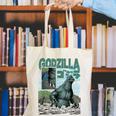 Godzilla Ocean Scene Comic Book Illustration Movie Monster Canvas Tote Bag Godzilla Ocean Scene Comic Book Illustration Movie Monster Canvas Tote Bag