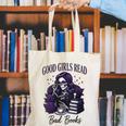 Good Girls Read Bad Books Sarcastic Skeleton Goth Skull Canvas Tote Bag Good Girls Read Bad Books Sarcastic Skeleton Goth Skull Canvas Tote Bag