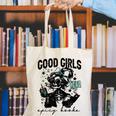 Good Girls Read Spicy Skeleton Book Club Canvas Tote Bag