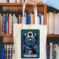 Gothic Girl Tarot Card Introverted Reader And Reading Canvas Tote Bag
