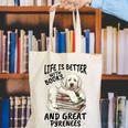 Great Pyrenees Dog Breed Life Is Better With Books And Great Canvas Tote Bag Great Pyrenees Dog Breed Life Is Better With Books And Great Canvas Tote Bag