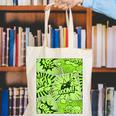 Green Comic Book Green Graphic Canvas Tote Bag