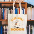 Groovy Halloween Teacher Spooky Read More Book Women Girl Canvas Tote Bag