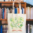 Groovy It's Good Luck To Read St Patrick's Day Book Lucky Canvas Tote Bag Groovy It's Good Luck To Read St Patrick's Day Book Lucky Canvas Tote Bag