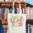 Groovy In My Reading Era Read Book Reader Reading Canvas Tote Bag