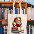Guinea Pig Reading Books Matching Bookworm Readers Librarian Canvas Tote Bag Guinea Pig Reading Books Matching Bookworm Readers Librarian Canvas Tote Bag