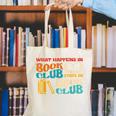 What Happens In Book Club Stays In Book Club Retro Canvas Tote Bag What Happens In Book Club Stays In Book Club Retro Canvas Tote Bag
