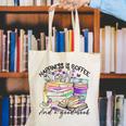 Happiness Is Coffee And a Good Book Women Love Reading Book Canvas Tote Bag