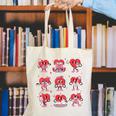 Heart Holding Reading Books Valentine Teacher Book Lover Canvas Tote Bag