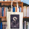 High Priestess Tarot Art Celestial Mystic Book Lover Canvas Tote Bag High Priestess Tarot Art Celestial Mystic Book Lover Canvas Tote Bag