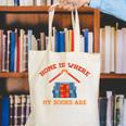 Home Is Where My Books Are Canvas Tote Bag