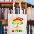 Honoring Past Inspiring Future History Month Book Tree Canvas Tote Bag