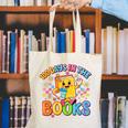 HUGvyn Preppy 100 Days In The Books Teacher Reading Coffee Canvas Tote Bag HUGvyn Preppy 100 Days In The Books Teacher Reading Coffee Canvas Tote Bag