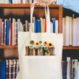 I'm With The Banned Read Banned Books Bookworm Canvas Tote Bag I'm With The Banned Read Banned Books Bookworm Canvas Tote Bag