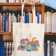 I'm Okay Book Reader Book Nerd Book Reading Lover Canvas Tote Bag I'm Okay Book Reader Book Nerd Book Reading Lover Canvas Tote Bag