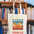 Introvert Fox Animal Lover Saying Loner Antisocial Canvas Tote Bag Introvert Fox Animal Lover Saying Loner Antisocial Canvas Tote Bag