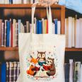Its A Good Day To Read Book Cute Fox Sloth Owl Novel Reading Canvas Tote Bag