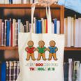 Just Booked For The Holidays Gingerbread Canvas Tote Bag Just Booked For The Holidays Gingerbread Canvas Tote Bag