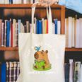Just a Girl Who Loves Books And Capybaras Canvas Tote Bag