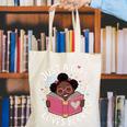 Just A Girl Who Loves Books Cute African American Afro Canvas Tote Bag Just A Girl Who Loves Books Cute African American Afro Canvas Tote Bag