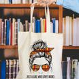 Just a Girl Who Loves Books Pajamas Shirt Reading Book Lover Canvas Tote Bag Just a Girl Who Loves Books Pajamas Shirt Reading Book Lover Canvas Tote Bag